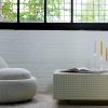 Tile cube tables by Yellow Bubble, featured in a PuraVideos website banner video highlighting design, craftsmanship, and versatility